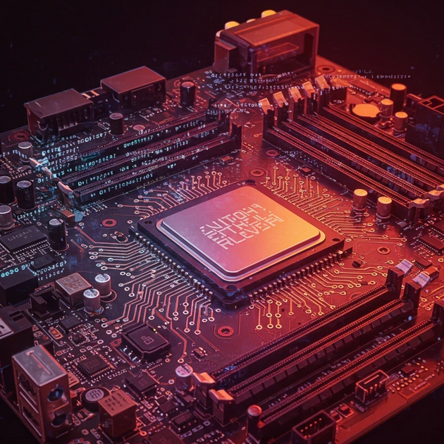 Thumbnail image for CS210, a magenta-shaded motherboard.