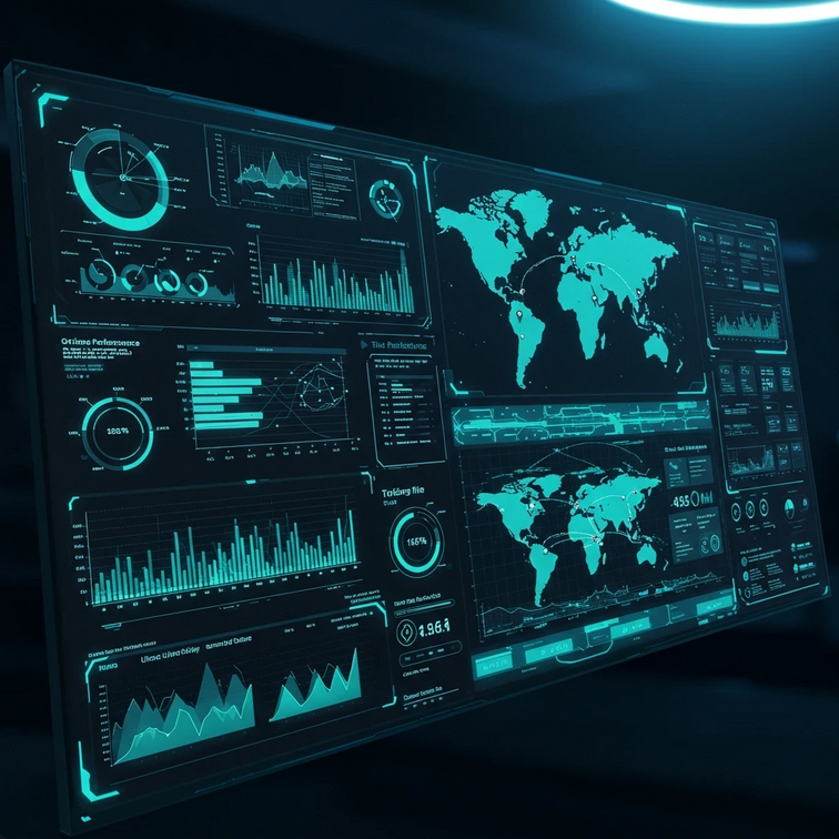 Thumbnail image for CS5046, showing a data-heavy dashboard.
